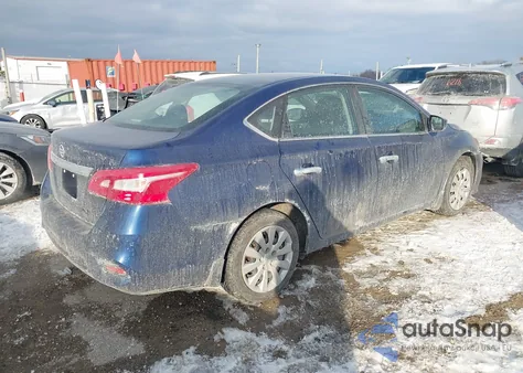 2018 Nissan Sentra S z USA, uszkodzony, nr VIN 3N1AB7AP1JY336544